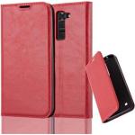 Rote Cadorabo LG K7 Cases Art: Flip Cases aus Kunststoff 