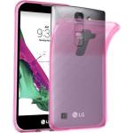 Pinke Cadorabo LG Magna Cases durchsichtig aus Kunststoff mini 