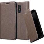 Braune Cadorabo LG Q Stylus Cases Art: Flip Cases aus Kunststoff 