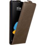 Braune Cadorabo LG Stylus 2 Cases Art: Flip Cases aus Kunststoff 