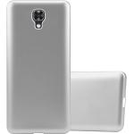 Silberne Cadorabo LG X Screen Cases Art: Bumper Cases aus Silikon 
