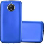 Blaue Cadorabo Moto G5S Cases Art: Bumper Cases aus Silikon 