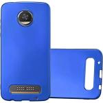 Blaue Cadorabo Moto Z2 Play Cases Art: Bumper Cases aus Silikon 