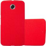 Rote Cadorabo Nexus 6 Hüllen aus Kunststoff 