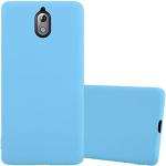 Blaue Elegante Cadorabo Nokia 3 Cases Art: Soft Cases mit Bildern aus Gummi kratzfest 