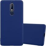 Blaue Cadorabo Nokia 5.1 Cases aus Silikon 