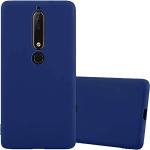 Blaue Cadorabo Nokia 6.1 Cases aus Silikon 