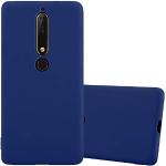 Blaue Elegante Cadorabo Nokia 6 Cases Art: Soft Cases mit Bildern aus Gummi kratzfest 