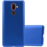 Blaue Cadorabo Nokia 7 Cases Art: Bumper Cases aus Silikon 