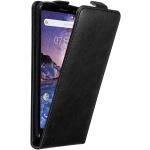 Schwarze Cadorabo Nokia 7 Cases Art: Flip Cases aus Kunststoff 