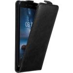 Schwarze Cadorabo Nokia 8 Cases Art: Flip Cases aus Kunststoff 