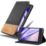 Schwarze Elegante Cadorabo Nokia Lumia 1020 Cases Art: Flip Cases mit Bildern aus Kunstleder klappbar 