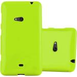 Grüne Cadorabo Nokia Lumia 625 Cases Art: Bumper Cases aus Silikon 