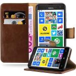 Braune Cadorabo Nokia Lumia 625 Cases Art: Flip Cases aus Kunststoff 
