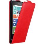 Rote Cadorabo Nokia Lumia 630 Cases Art: Flip Cases aus Kunststoff 