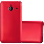 Rote Cadorabo Nokia Lumia 640 XL Cases Art: Bumper Cases aus Silikon 