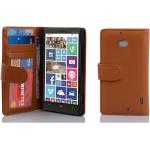 Braune Cadorabo Nokia Lumia 930 Cases Art: Flip Cases aus Kunststoff 