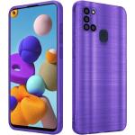 Violette Cadorabo Samsung Galaxy A21s Cases aus Kunststoff 