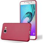 Rote Cadorabo Samsung Galaxy A3 Hüllen 2016 Art: Bumper Cases aus Silikon 
