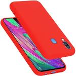 Reduzierte Rote Elegante Cadorabo Samsung Galaxy A40 Hüllen Art: Soft Cases mit Bildern aus Silikon kratzfest 