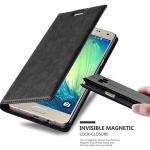 Schwarze Cadorabo Samsung Galaxy A5 Hüllen 2015 Art: Flip Cases aus Kunststoff 