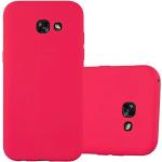 Rote Cadorabo Samsung Galaxy A5 Hüllen Art: Bumper Cases aus Silikon 