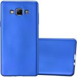 Blaue Cadorabo Samsung Galaxy A7 Hüllen 2015 Art: Bumper Cases aus Silikon 