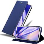 Reduzierte Dunkelblaue Cadorabo Samsung Galaxy A70 Hüllen Art: Flip Cases mit Bildern mit Knopf 