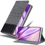 Reduzierte Graue Elegante Cadorabo Samsung Galaxy A70 Hüllen Art: Flip Cases mit Bildern aus Kunstleder klappbar 