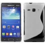 Weiße Cadorabo Samsung Galaxy Ace Cases Art: Bumper Cases aus Silikon 