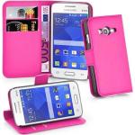 Pinke Cadorabo Samsung Galaxy Ace Cases Art: Flip Cases aus Kunststoff 