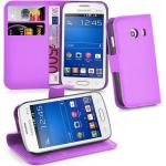 Violette Cadorabo Samsung Galaxy Ace Cases Art: Flip Cases aus Kunststoff 