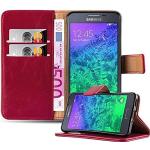Reduzierte Rote Elegante Cadorabo Samsung Galaxy Alpha Hüllen Art: Gürteltaschen mit Bildern aus Kunstleder klappbar 