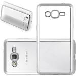 Silberne Cadorabo Samsung Galaxy Grand Prime Cases durchsichtig 