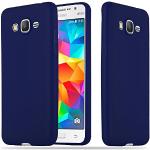 Blaue Elegante Cadorabo Samsung Galaxy Grand Prime Cases Art: Soft Cases mit Bildern aus Gummi kratzfest 