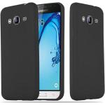 Schwarze Cadorabo Samsung Galaxy J5 Cases 2015 Art: Bumper Cases aus Silikon 