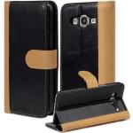 Khakifarbene Cadorabo Samsung Galaxy J5 Cases 2015 Art: Flip Cases 