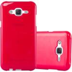 Rote Cadorabo Samsung Galaxy J5 Cases 2015 aus Kunststoff 