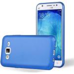 Blaue Cadorabo Samsung Galaxy J5 Cases 2015 Art: Bumper Cases aus Silikon 