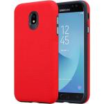 Rote Cadorabo Samsung Galaxy J5 Cases 2017 mit Blumenmotiv aus Kunststoff 