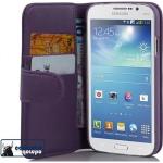 Fliederfarbene Cadorabo Samsung Galaxy Mega Cases Art: Flip Cases aus Kunststoff 