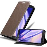 Braune Cadorabo Samsung Galaxy Mega Cases Art: Flip Cases aus Kunstleder 