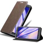 Braune Cadorabo Samsung Galaxy Note 2 Cases Art: Flip Cases aus Kunstleder 