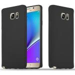 Schwarze Cadorabo Samsung Galaxy Note 5 Cases Art: Bumper Cases aus Silikon 