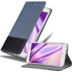 Dunkelblaue Cadorabo Samsung Galaxy Note 5 Cases Art: Flip Cases aus Kunststoff 