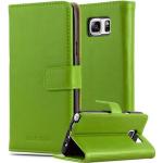 Grüne Cadorabo Samsung Galaxy Note 5 Cases Art: Flip Cases aus Kunststoff 