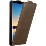 Reduzierte Braune Elegante Cadorabo Samsung Galaxy Note 8 Hüllen Art: Flip Cases mit Bildern aus Kunstleder klappbar 
