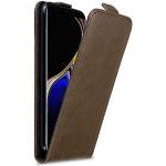 Braune Elegante Cadorabo Samsung Galaxy Note 9 Hüllen Art: Flip Cases mit Bildern aus Kunstleder klappbar 