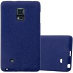 Blaue Elegante Cadorabo Samsung Galaxy Note Edge Cases Art: Soft Cases mit Bildern aus Gummi kratzfest 