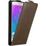 Braune Cadorabo Samsung Galaxy Note Edge Cases Art: Flip Cases 
